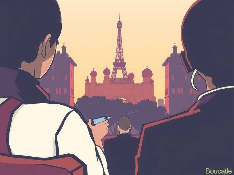 A symbolic representation of the bourgeoisie class in Unrest Saga: opulent cityscape with contrasting impoverished district.