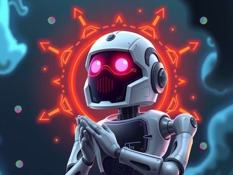 AI Chatbot interface glowing with digital connections