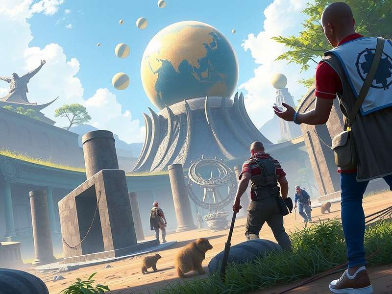 Gaming setup with multiple monitors showing unrestricted games