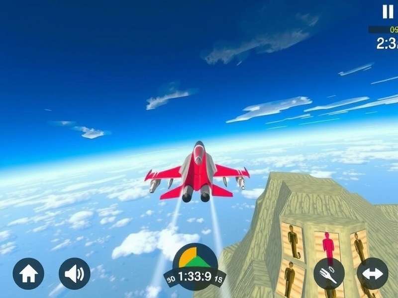 Diagram of an F-16 performing an unrestricted climb, showing angle, velocity vectors, and altitude gain