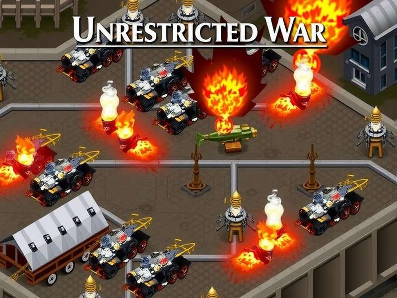 Unrestricted War game overview — theatre of unrest showing strategic map with Indian player squads