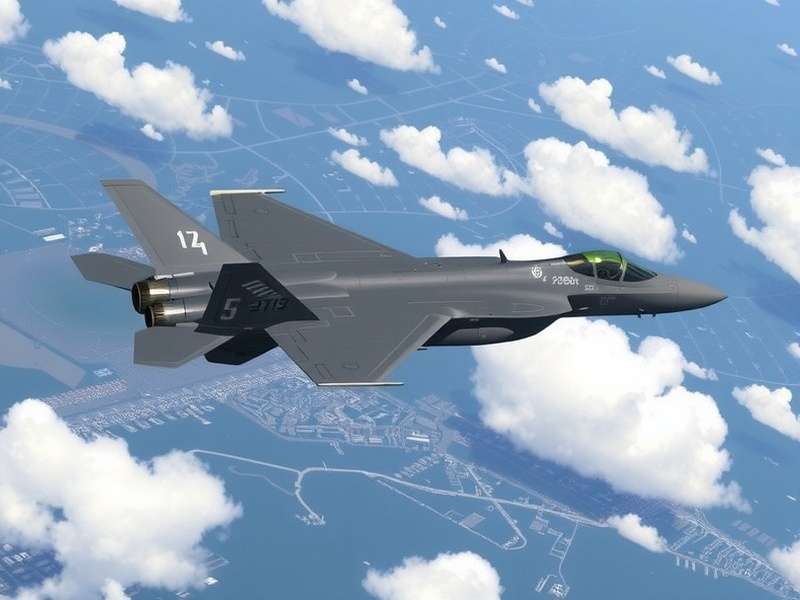 F35B Lightning II performing unrestricted STOVL takeoff over Indian terrain