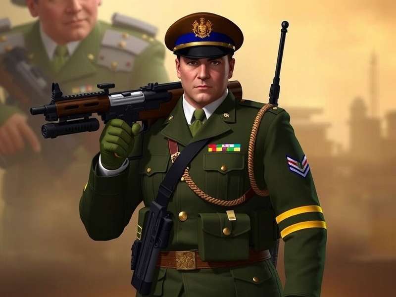 USMC Unrestricted Officer leading a patrol in full combat gear – Unrest Saga exclusive representation
